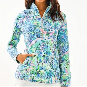 Lilly Pulitzer 🌸 Half ZIP pullover with pockets